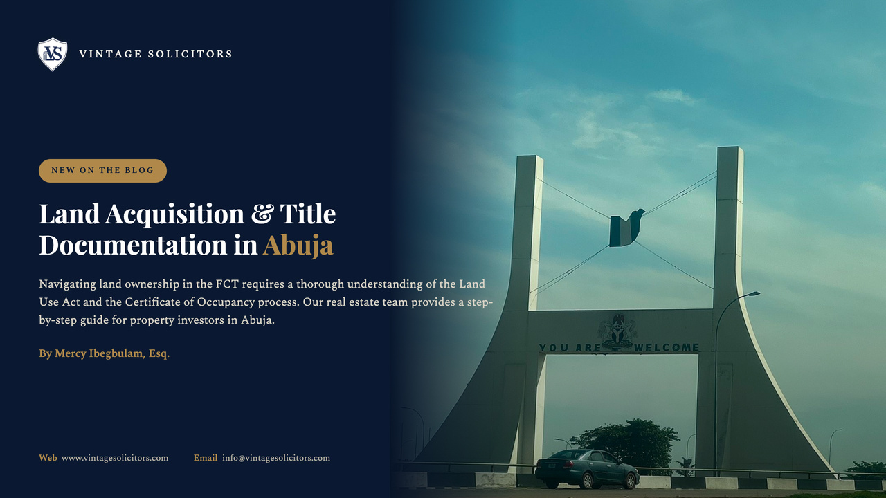 Buying land in Abuja