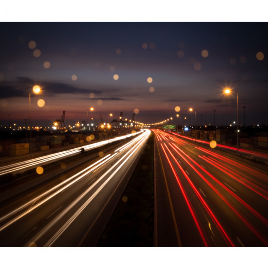 Highway light trails at night - Transportation and Logistics legal services
